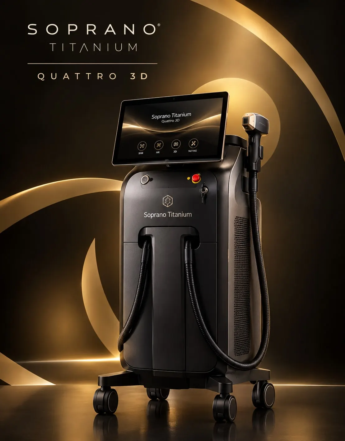 Equipamento Soprano Titanium Quattro 3D do Instituto Auge Vida